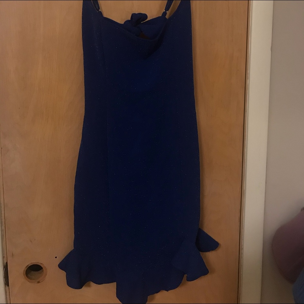 Dark Blue Sparkly Dress